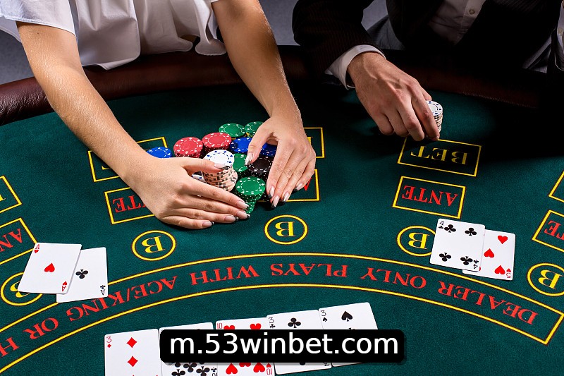 Mesa de Blackjack 53win